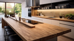 Cuisine innovante et pratique pour utilisation quotidienne   